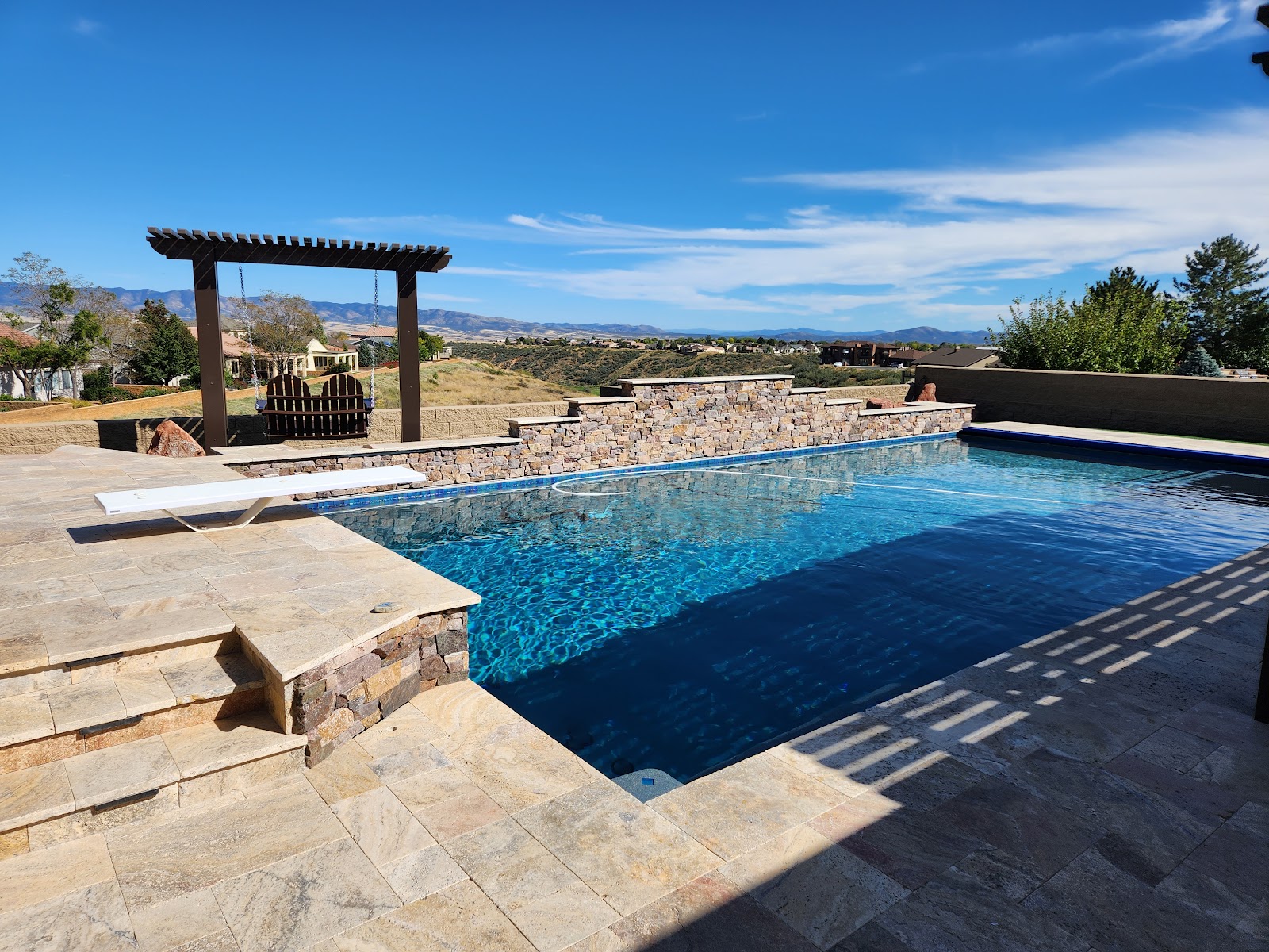Desert Lap Pool with Water Feature – Peralta Hills